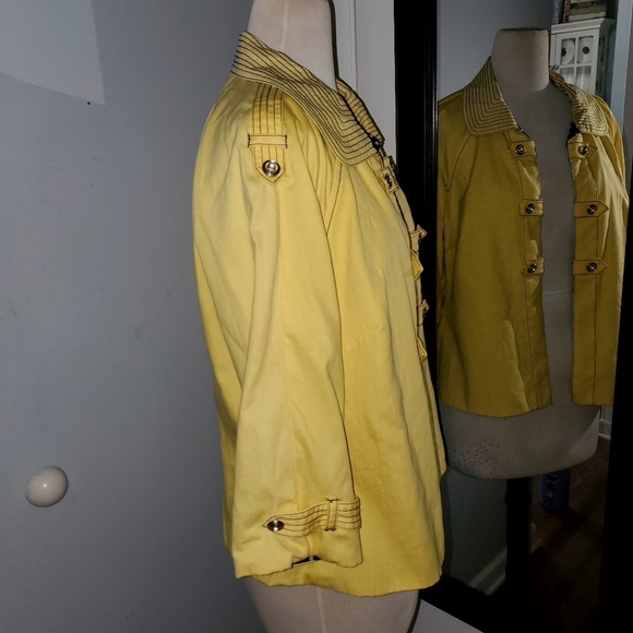 VNTG ALICE&OLIVIA REVERSIBLE COTTON JACKET SIZE LARGE SO CUTE & FEMININE - Picture 6 of 9